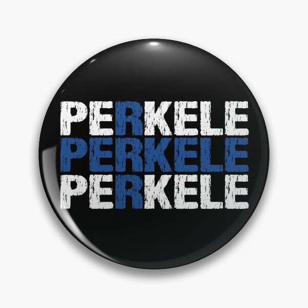 Item preview, Perkele Finnish Flag Distressed designed and sold by Nirvanibex.