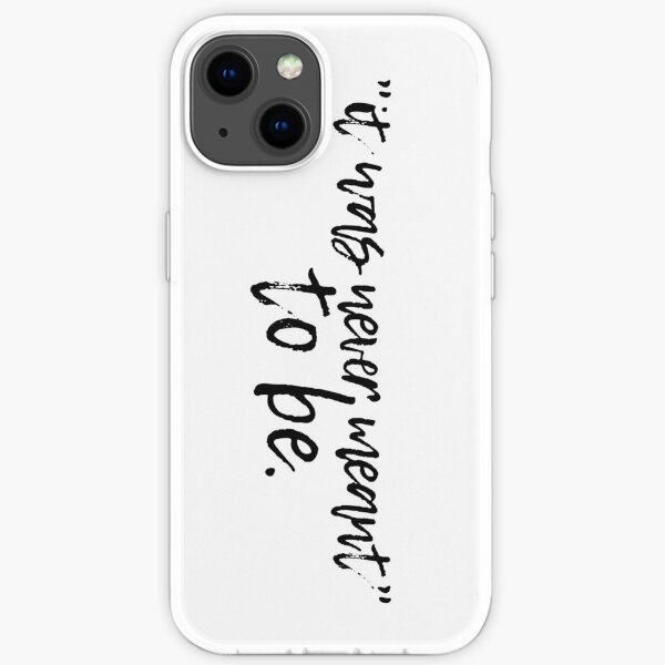 It Was Never Meant To Be (Dream SMP) iPhone Soft Case