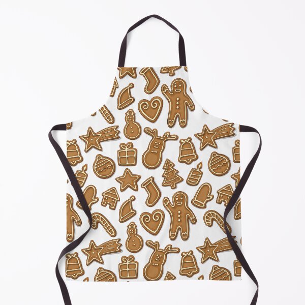 Item preview, Christmas gingerbread cookies white pattern designed and sold by rocketdandy.