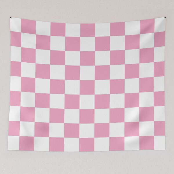 Item preview, Pink and White Ichimatsu Traditional Japanese Pattern designed and sold by Heedee Design.