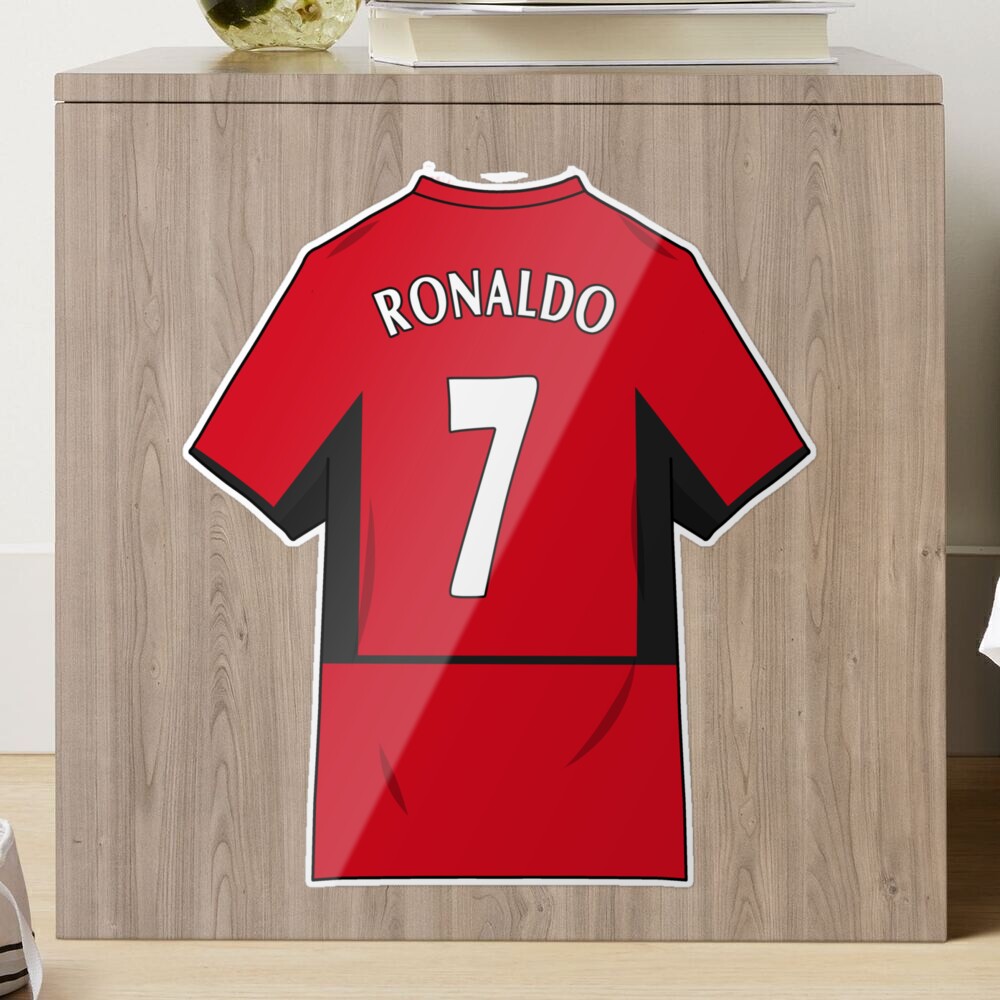 Ronaldo 2003 Debut Jersey' Sticker for Sale by Zgjimi17