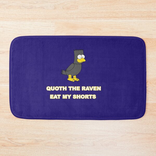 Item preview, Bart as Edgar Allen Poe Quoth the Raven Eat My Shorts Nevermore Halloween designed and sold by Draculaura2009.