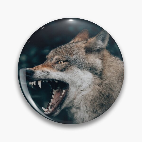 Item preview, Growling Teeth Grey Wolf designed and sold by Alladin7.