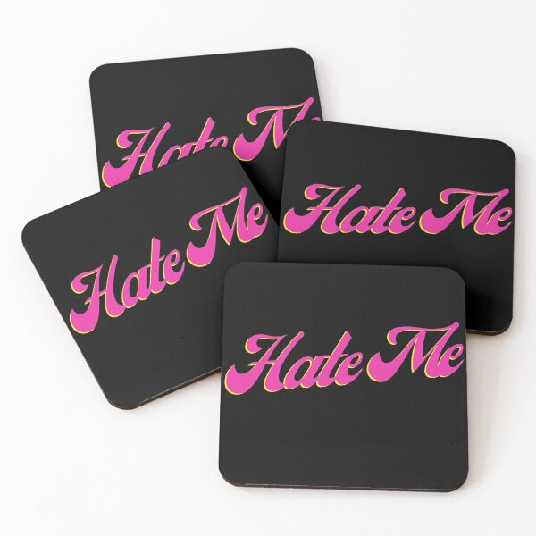 Item preview, hate me - Miley plastic hearts designed and sold by lovelinashop.
