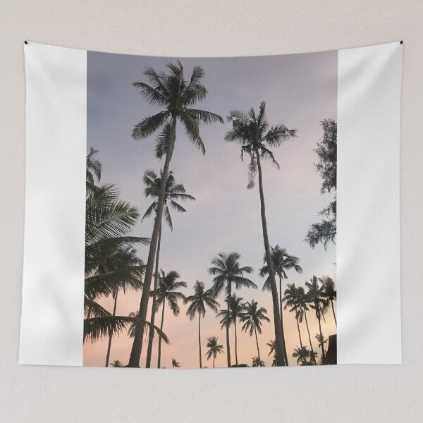 Item preview, Koh Lanta palms - Thailand sunset Long beach and palm trees photography designed and sold by JulesGraphics.