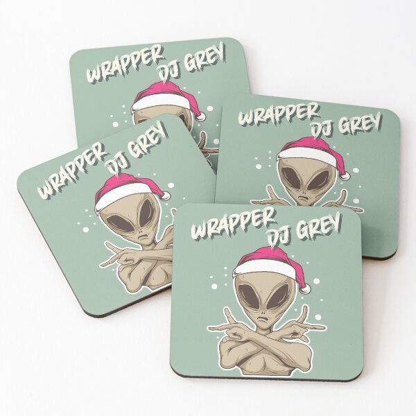 Item preview, Wrapper DJ Grey Alien I Believe Design T-Shirt designed and sold by HappySchnapper.