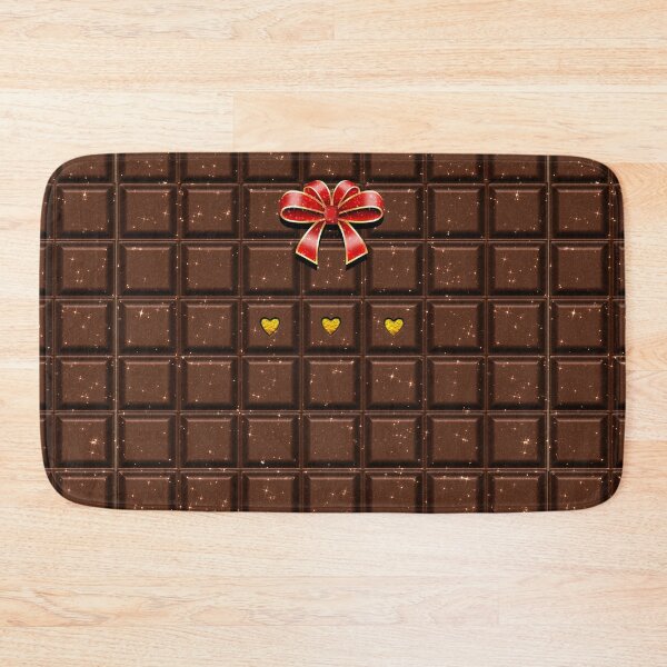 Item preview, Christmas Chocolate Bar Pattern Ribbon Gold designed and sold by Jolly-Yosei.