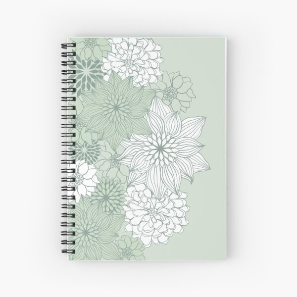 Cuaderno verde menta Cuaderno de espiral