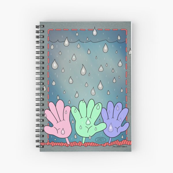 Hello, Rain Spiral Notebook