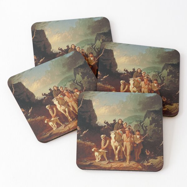 Item preview, Daniel Boone Escorting Settlers Through The Cumberland Gap - George Caleb Bingham designed and sold by warishellstore.