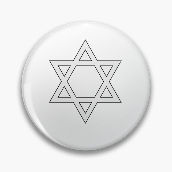 Item preview, modern star of david (minimal magen david) designed and sold by kitttenqueen.