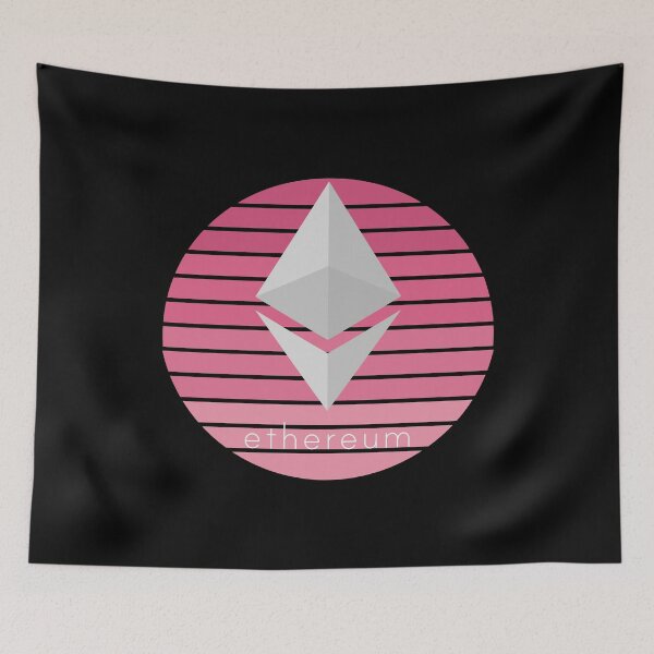 Item preview, Ethereum Crypto Pink Sunset designed and sold by Bitcoin-Fashion.