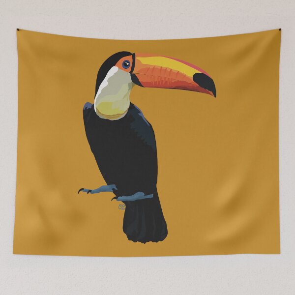 Item preview, Toco toucan(Ramphastos toco) designed and sold by Alawstrations.