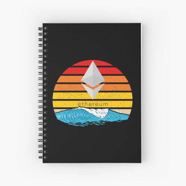 Item preview, Ethereum Ride the Wave Sunset Design designed and sold by Bitcoin-Fashion.