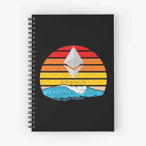 Item preview, Ethereum Ride the Wave Sunset Design designed and sold by Bitcoin-Fashion.