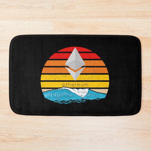 Artikelvorschau, Ethereum Ride the Wave Sunset Design entworfen und verkauft von Bitcoin-Fashion.