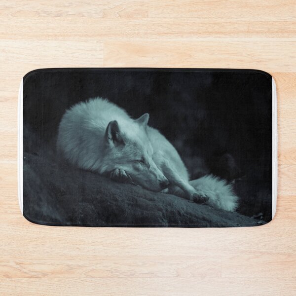 Item preview, Sleeping White Forest Wolf designed and sold by Alladin7.