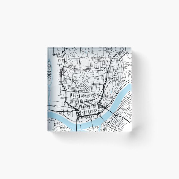 Item preview, Cincinnati Map designed and sold by peytonfay.