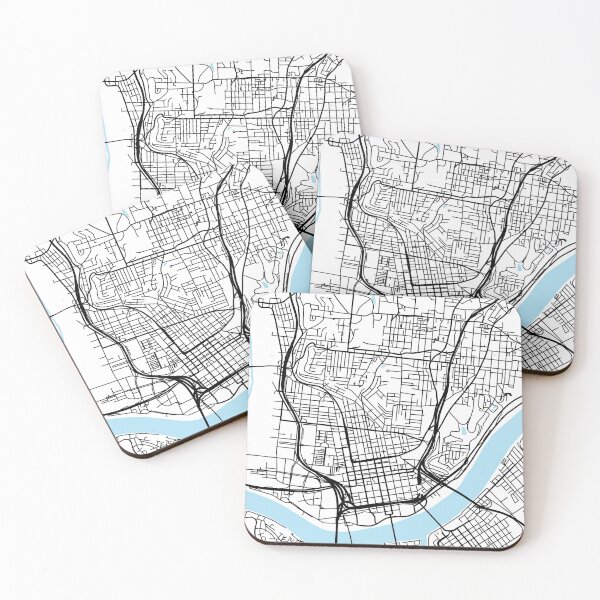 Item preview, Cincinnati Map designed and sold by peytonfay.