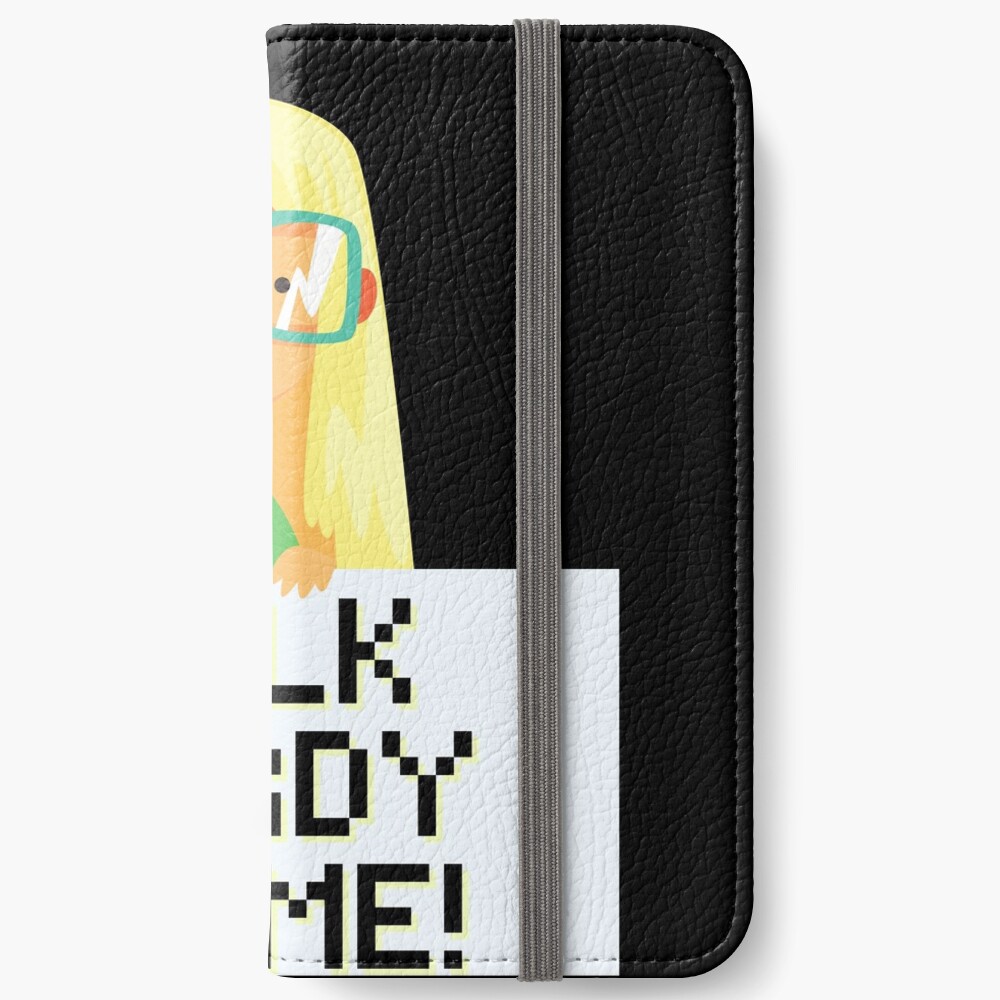 Talk Nerdy to Me! Science Technology Engineer Math Nerd Girl iPhone Wallet