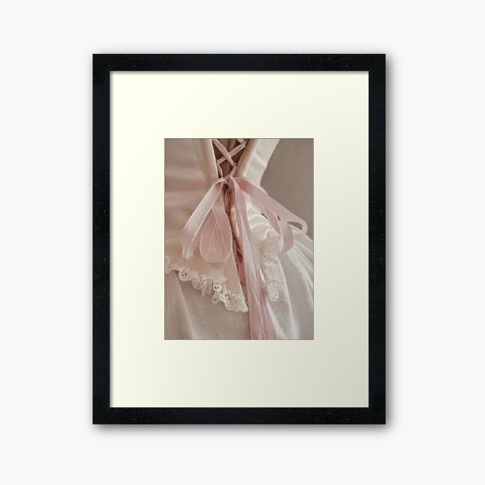 Pink Ball Gown And Corset Aesthetic Image Poster for Sale by Tesa  McCracken