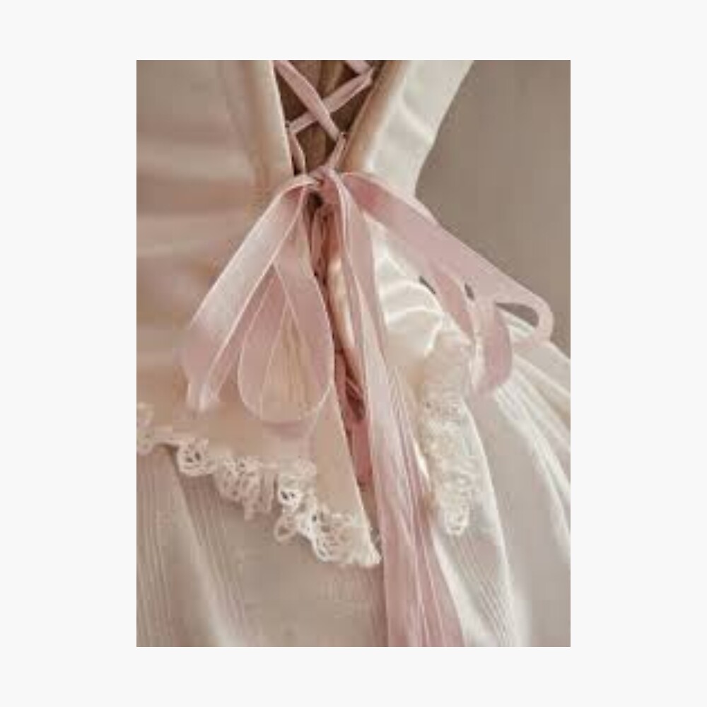 Pink Ball Gown And Corset Aesthetic Image Poster for Sale by Tesa