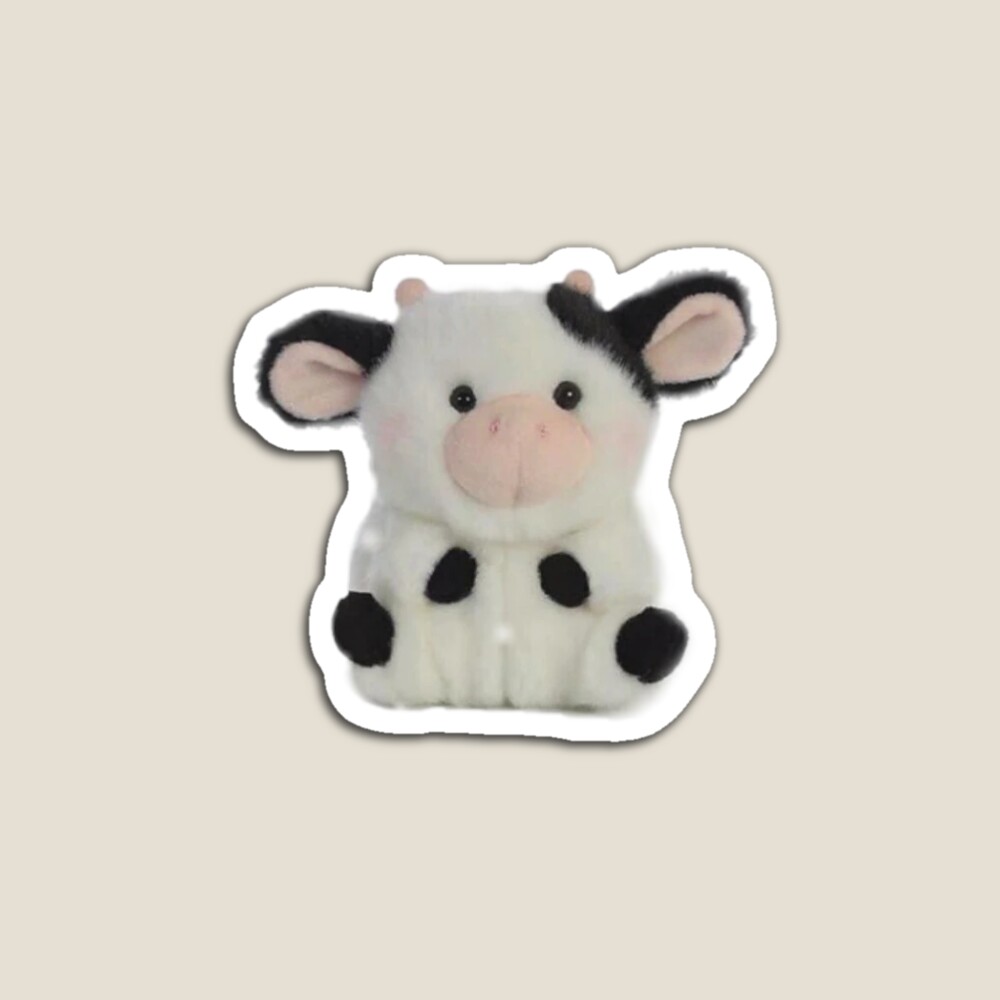 cow plush cute | Sticker