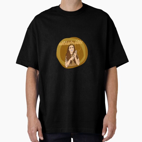 Amelia the Archaeologist Logo Oversized T-Shirt