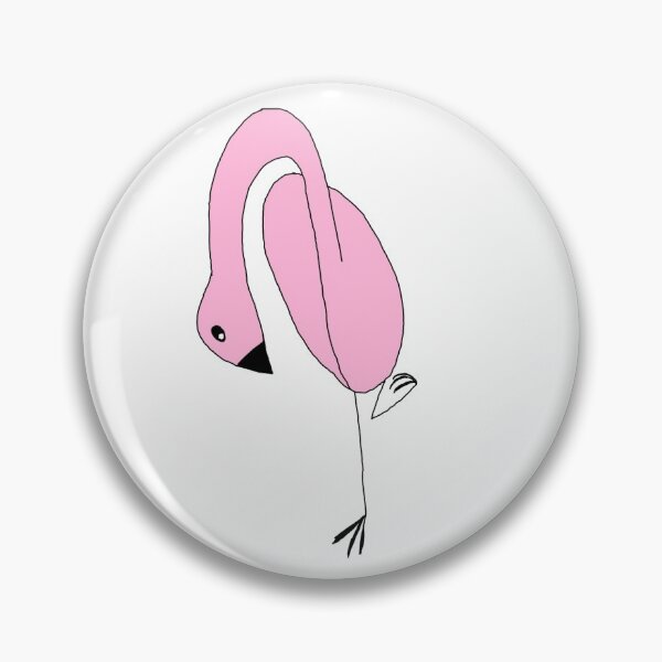 Artikelvorschau, Dummer einfacher rosa Flamingo entworfen und verkauft von NonbinarySarah.