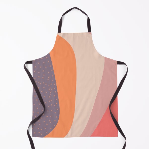 Item preview, Polka dots, mauve, blush pink, orange brick, beige stripes simple minimalist design   designed and sold by milkasweet.
