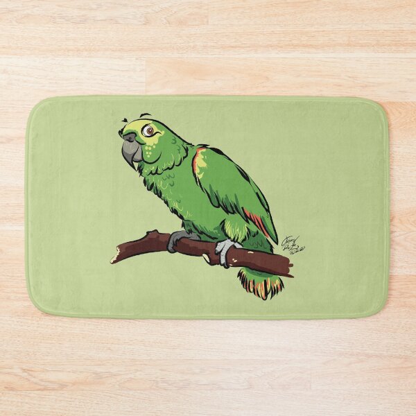 Item preview, Green Parrot Cartoon designed and sold by JohnnyPraize.