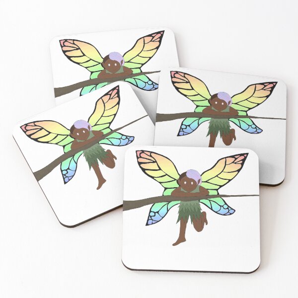 Item preview, Rainbow Butterfly Fairy designed and sold by NonbinarySarah.