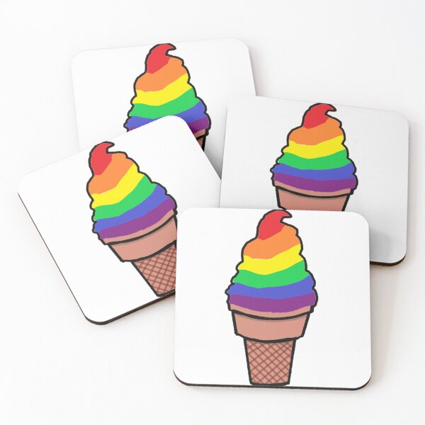 Item preview, Pride Ice Cream - Rainbow designed and sold by AdrianeTempest.