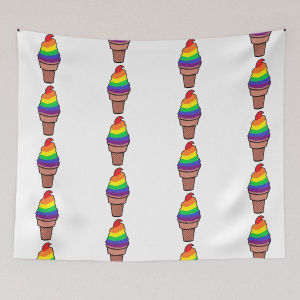 Item preview, Pride Ice Cream - Rainbow designed and sold by AdrianeTempest.