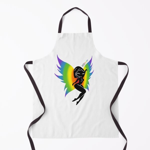 Item preview, Silhouette Fairy / Pixie, Rainbow wings designed and sold by RikkyTeesPride.