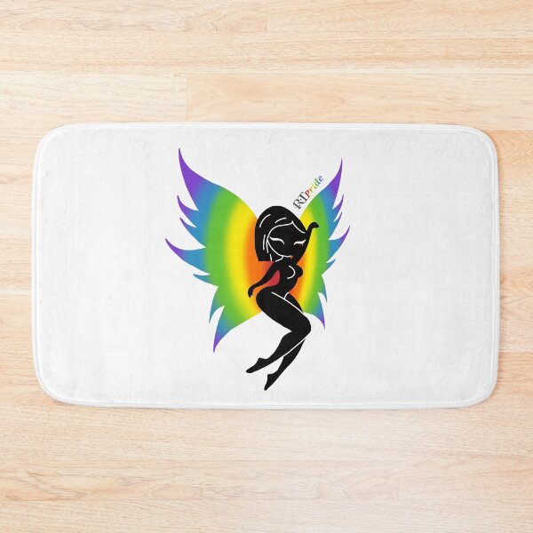 Item preview, Silhouette Fairy / Pixie, Rainbow wings designed and sold by RikkyTeesPride.