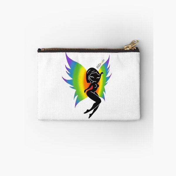 Item preview, Silhouette Fairy / Pixie, Rainbow wings designed and sold by RikkyTeesPride.