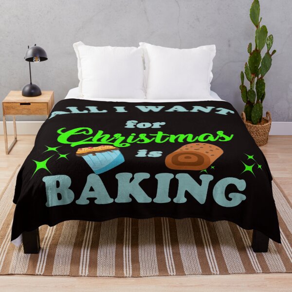 Item preview, All I Want For Christmas Is Baking - Funny Cakes and Text Effects Gift Ideas  designed and sold by leo121687.