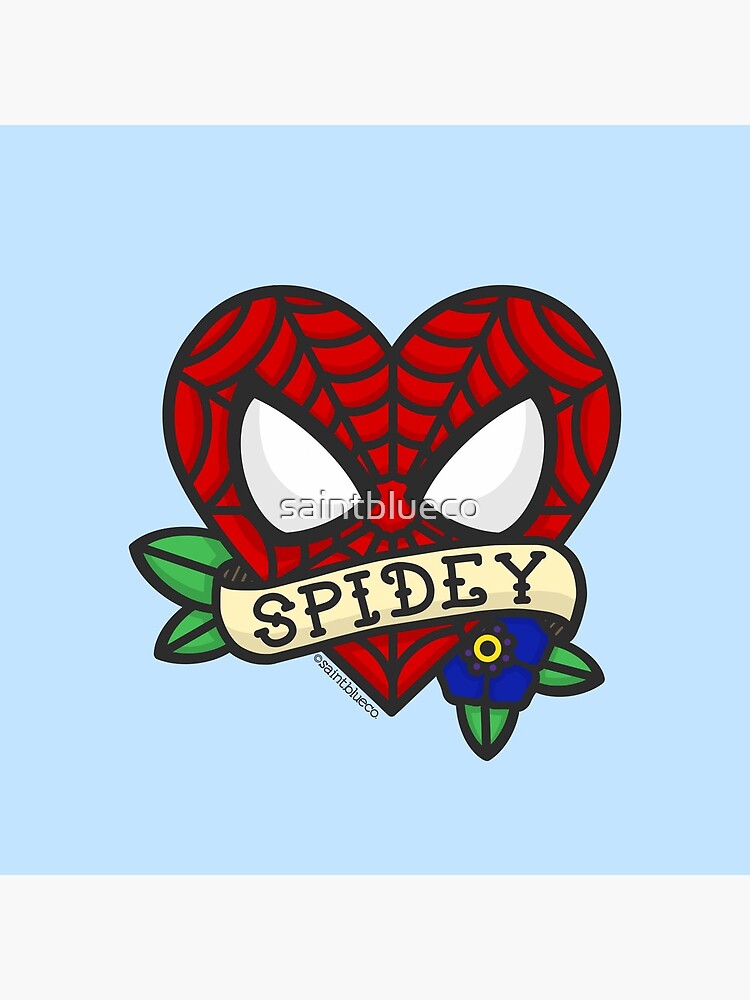 Tattoo Style Spidey Heart, Spiderman