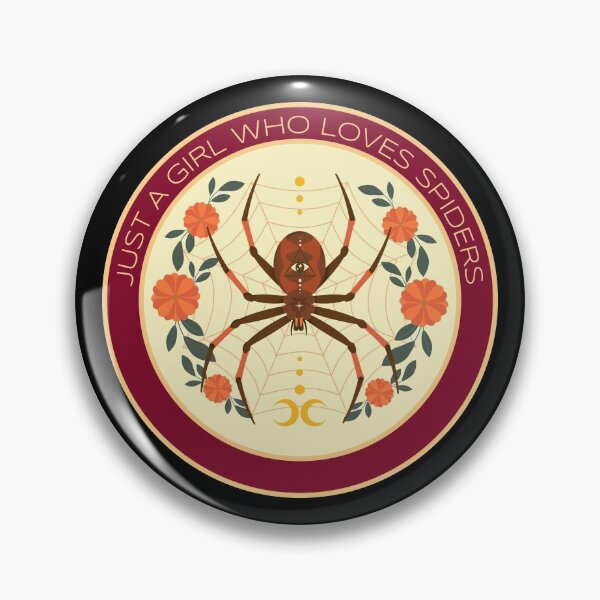 Item preview, Just A Girl Who Loves Spiders designed and sold by theblueofmyeye.