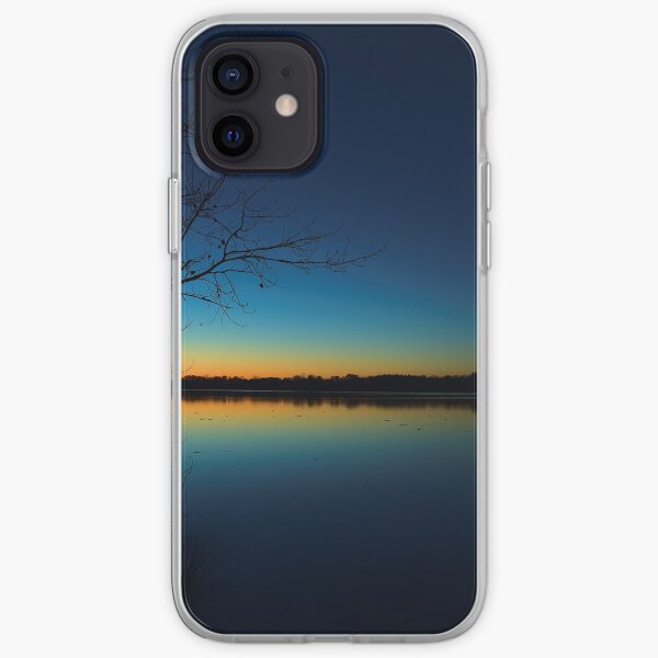 Delaware Lake post sunset iPhone Soft Case