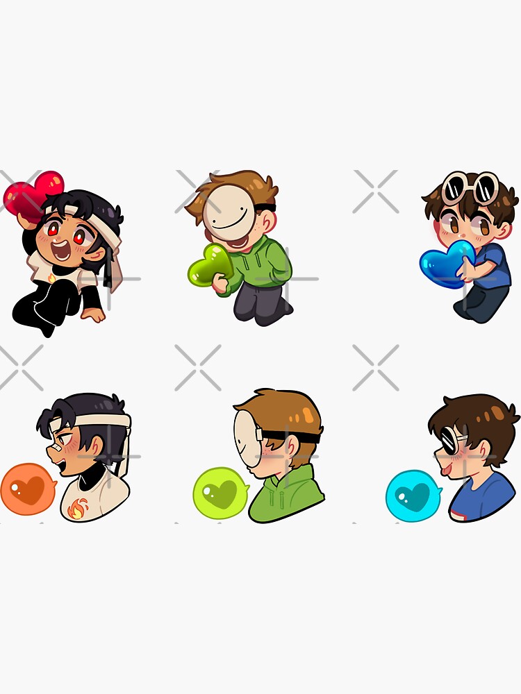Dreamteam stickers by Gomihato