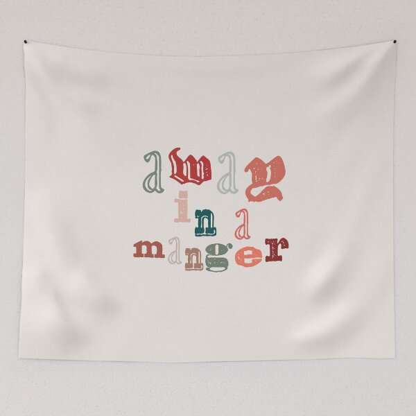 Item preview, Away in a Manger designed and sold by taylorsarttable.