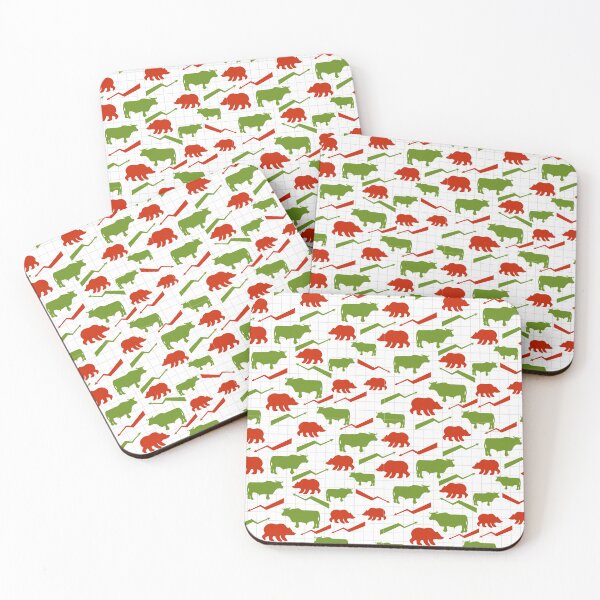 Item preview, Stock Exchange Bull and Bear Pattern designed and sold by ThoughtJumble.