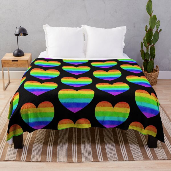 Item preview, Rainbow Watercolor Heart designed and sold by Punderstandable.