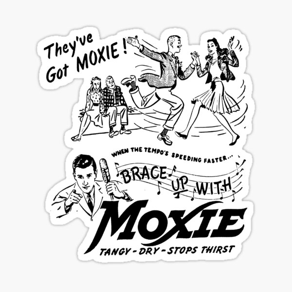 Item preview, Moxie Ad #1 designed and sold by Atomic Anachronism Art!.