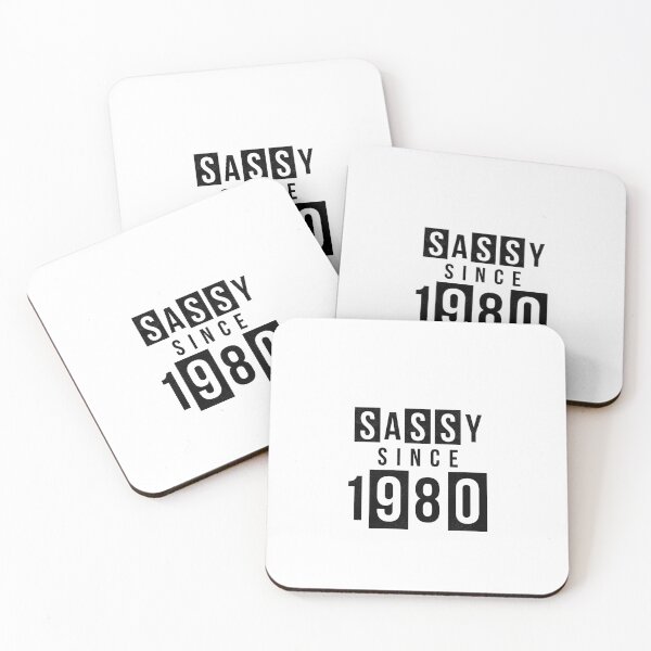 Item preview, Sassy since 1980 , 40th Birthday Gift For Her designed and sold by ZETTIF ⭐⭐⭐⭐⭐.