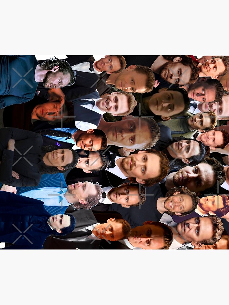 "Tom Hiddleston Photo Collage" Throw Blanket for Sale by Jess16