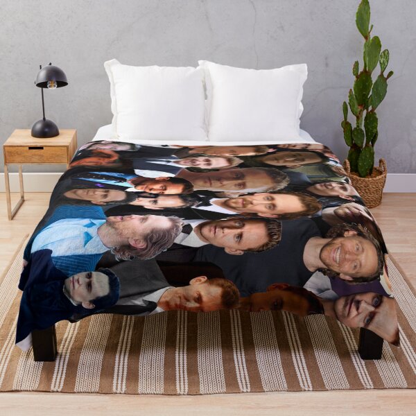 Tom Hiddleston Fotocollage Fleecedecke
