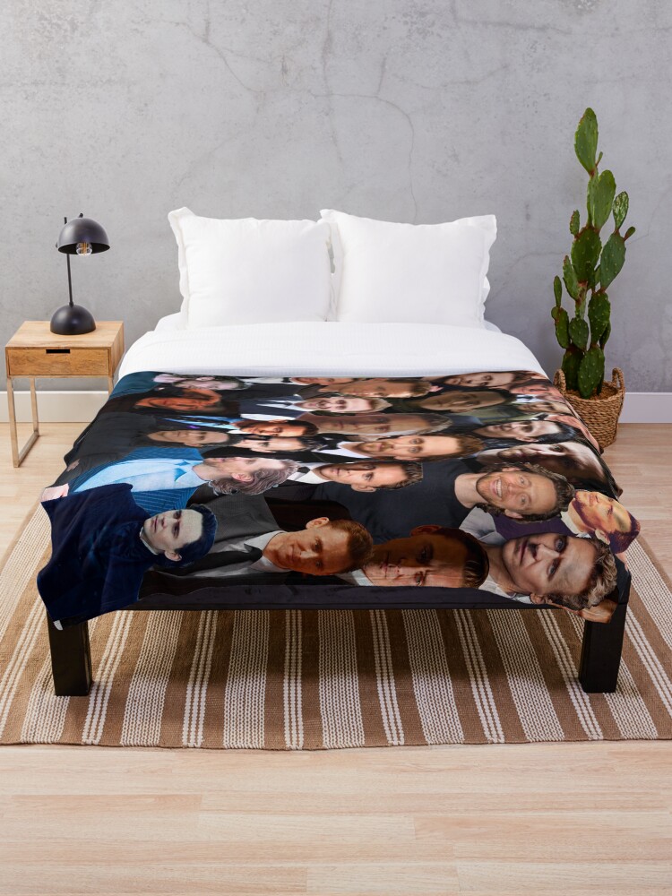 "Tom Hiddleston Photo Collage" Throw Blanket for Sale by Jess16